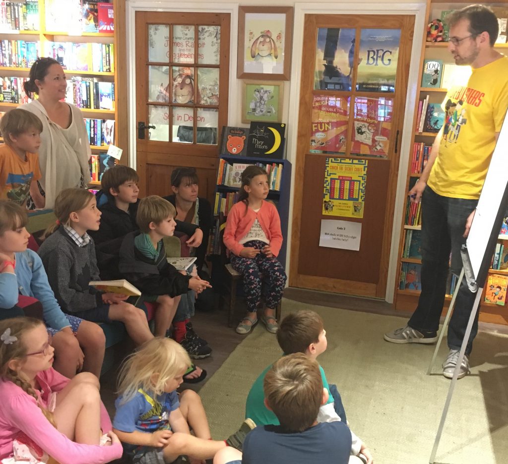 Codebusters Audience in Crediton Community Bookshop