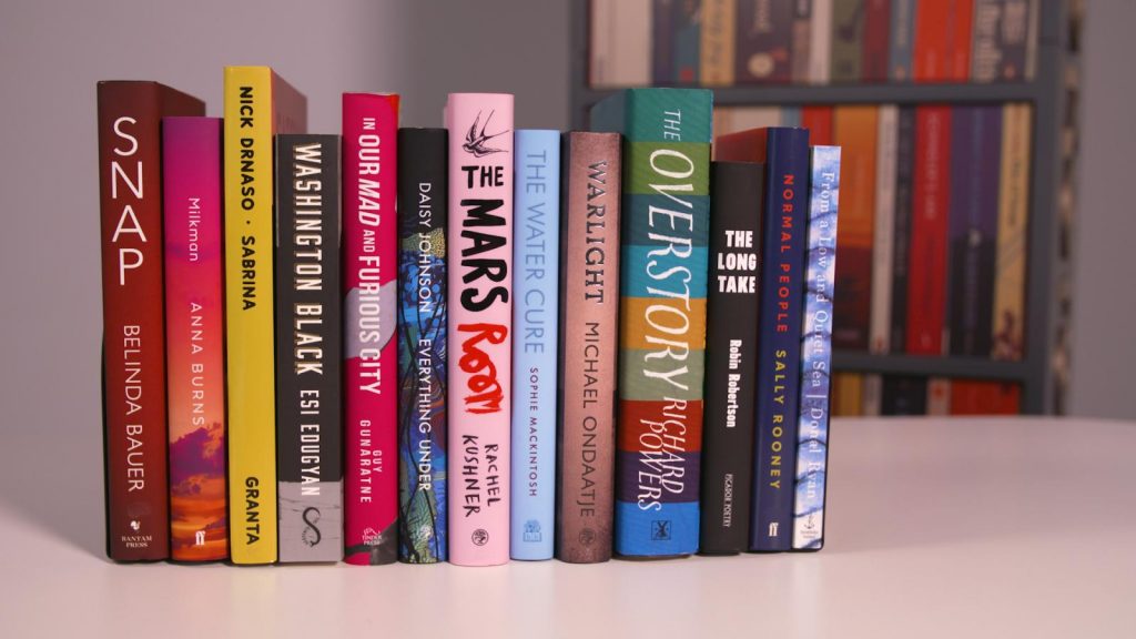 Man Booker Longlist 2018 shelf
