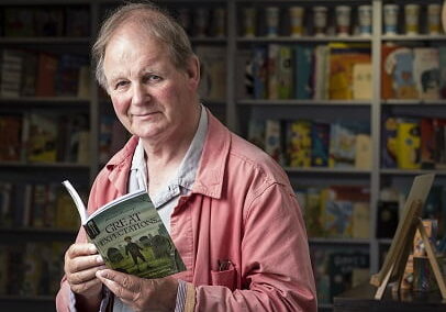 May0070895. Michael Morpurgo for DT Weekend. Picture shows UK author Michael Morpurgo, location Nomad Books, Fulham Road, London.  Picture date 10/06/2016